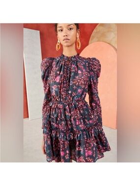 Ulla Johnson Prissa Mini Dress in Midnight